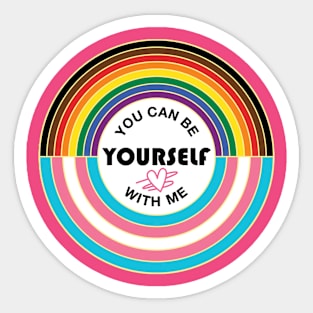 Be Yourself Sticker